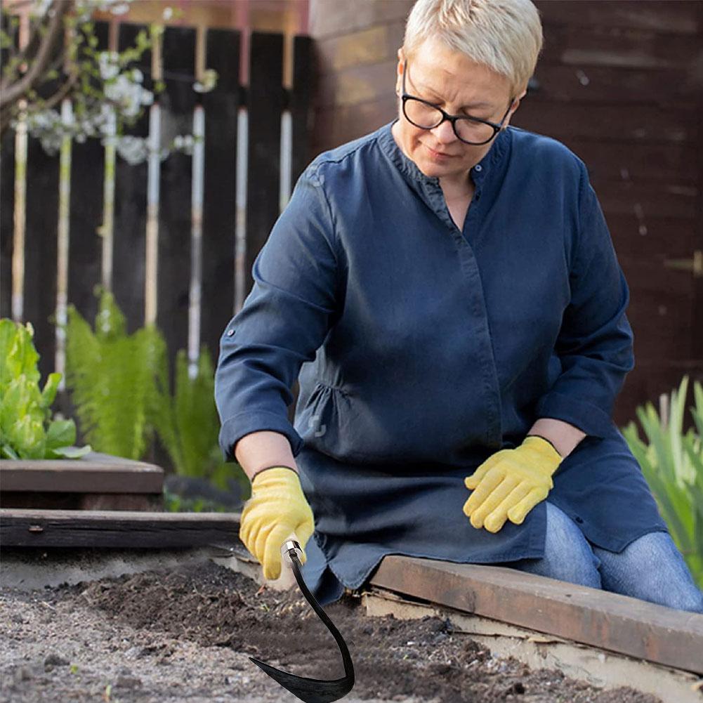 Gardening Tools Hoe - Landbouwwerktuigen Hoes Driehoekige greppelhark Huishoudelijke landbouwhark