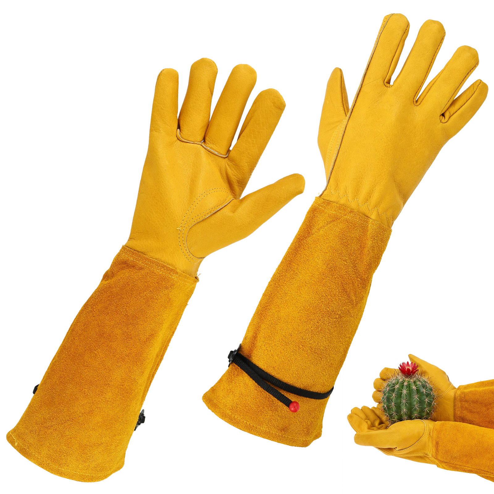 Garden Gloves Thorn Proof - Lange tuinhandschoenen met verstelbare riem, leren