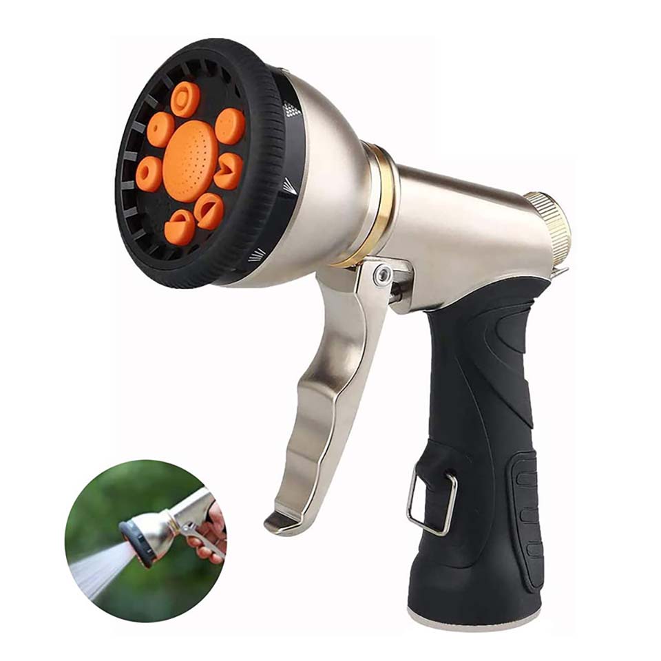 Gardening Tools Types - Multifunctioneel autowas- en tuinslangspuitpistool, robuuste metalen