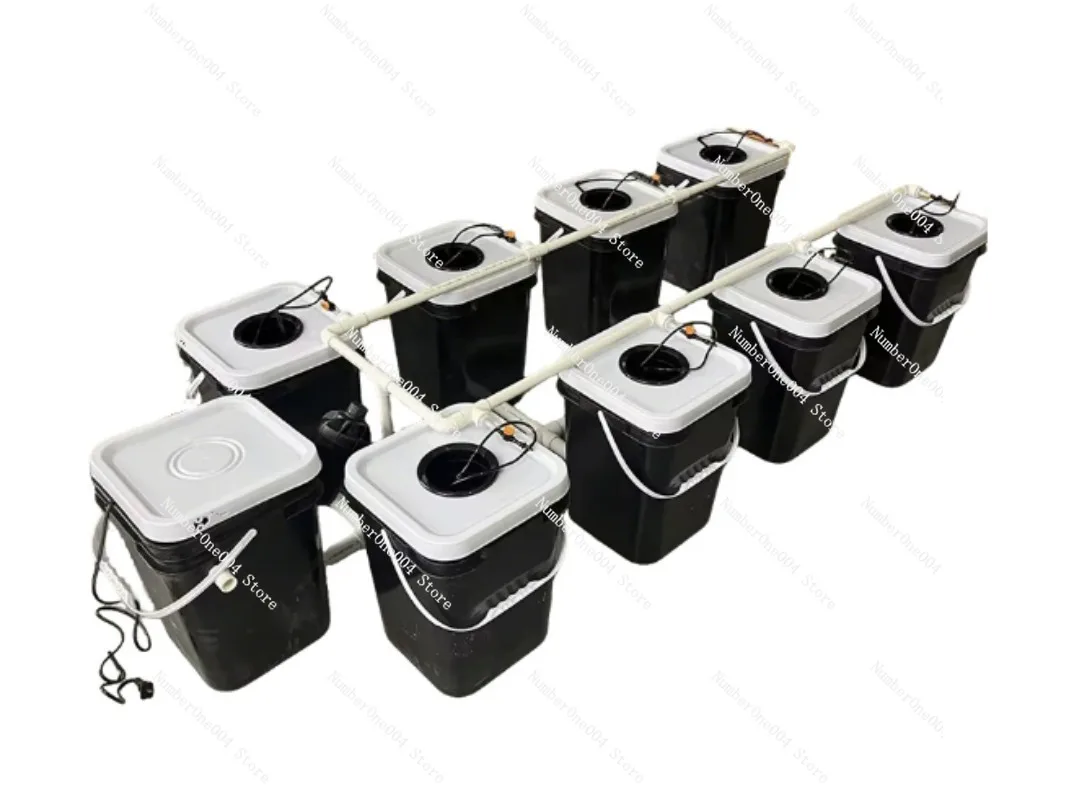 Hydroponic System - RDWC Home Balkon Hydroponisch Kweeksysteem, 4+1