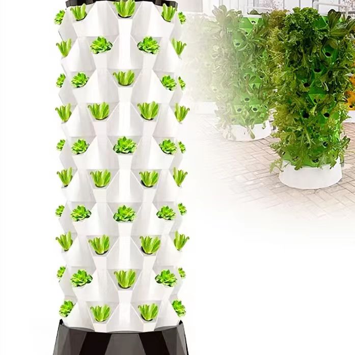 Hydroponic System - Automatische druppelirrigatiesystemen voor landbouw, hydroponisch torensysteem,