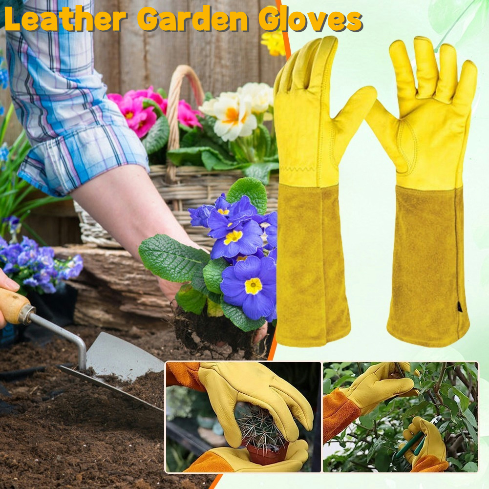 Garden Gloves Thorn Proof - 1 paar lange, doornbestendige tuinhandschoenen, ademende