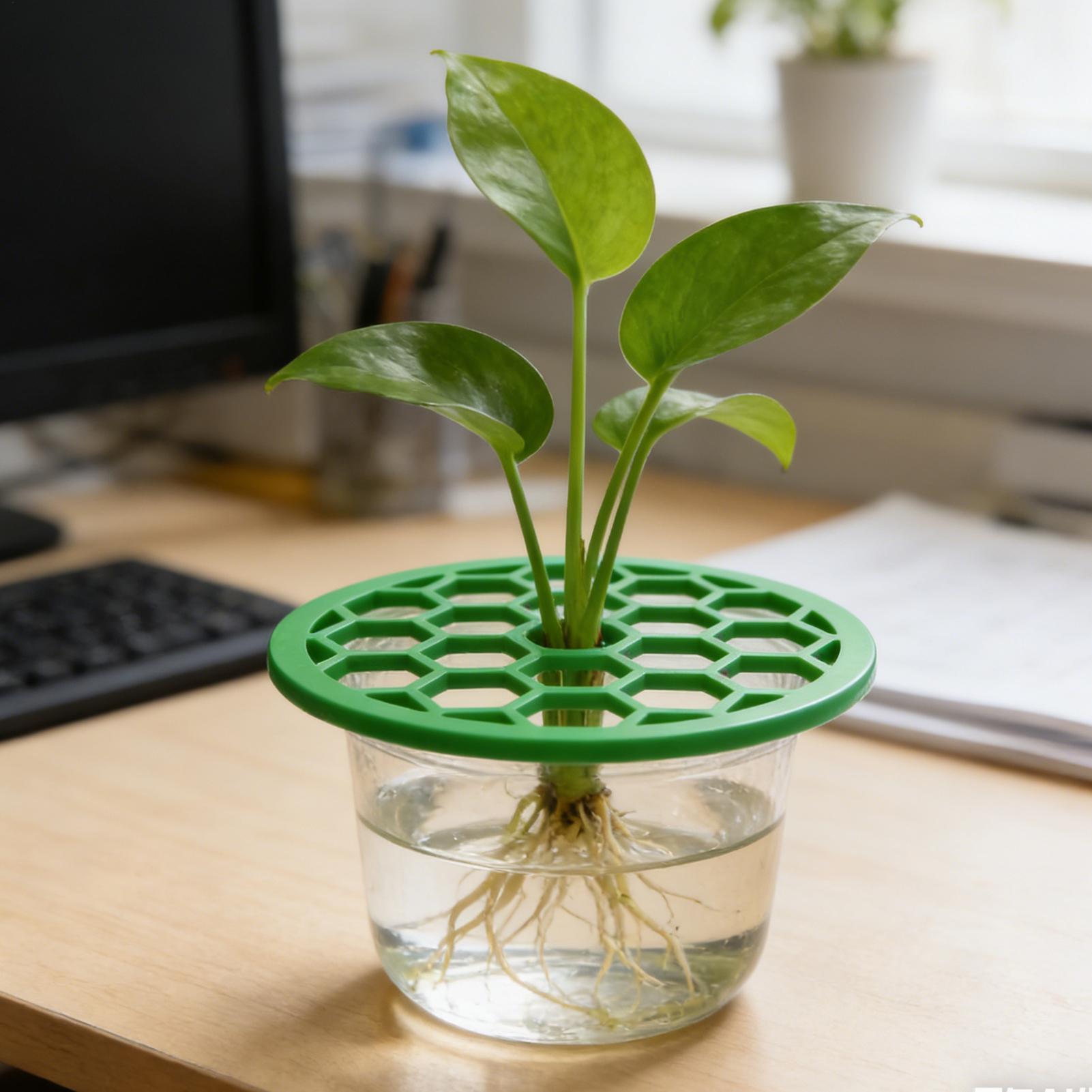 Propagation Tray Dome - Plantentak Ondersteuning 4 Stuks Groene Plastic