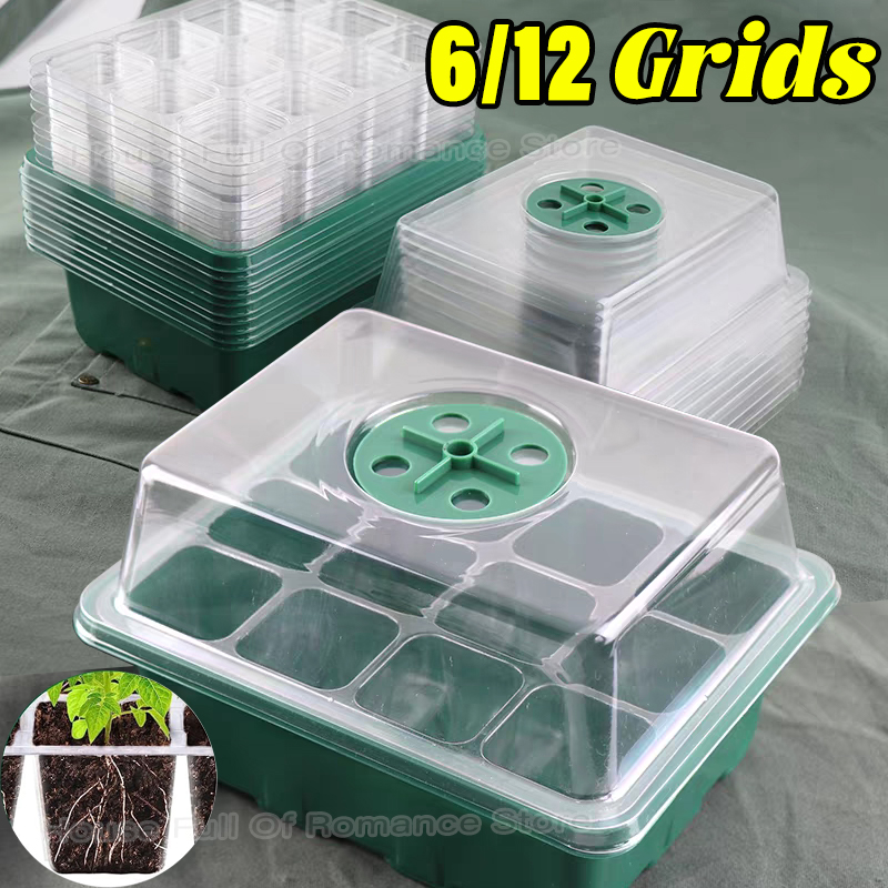 Propagation Tray Dome - Kweekset met verstelbare vochtigheidskoepel en basis,