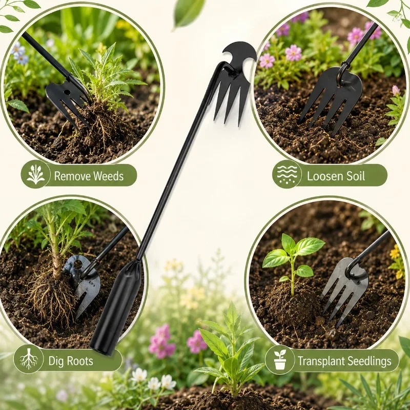 2-in-1 Tuinhark Handmatige Zaa - Gardening Tools Rake recensie en prijs