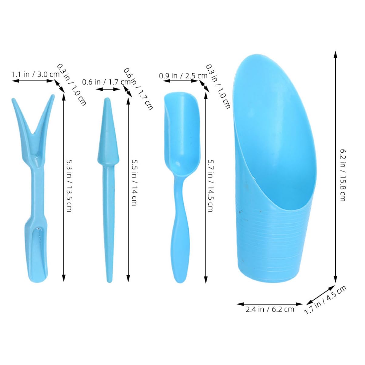 4 stks/set, Plastic Duurzaam E - Gardening Tools Hoe recensie en prijs
