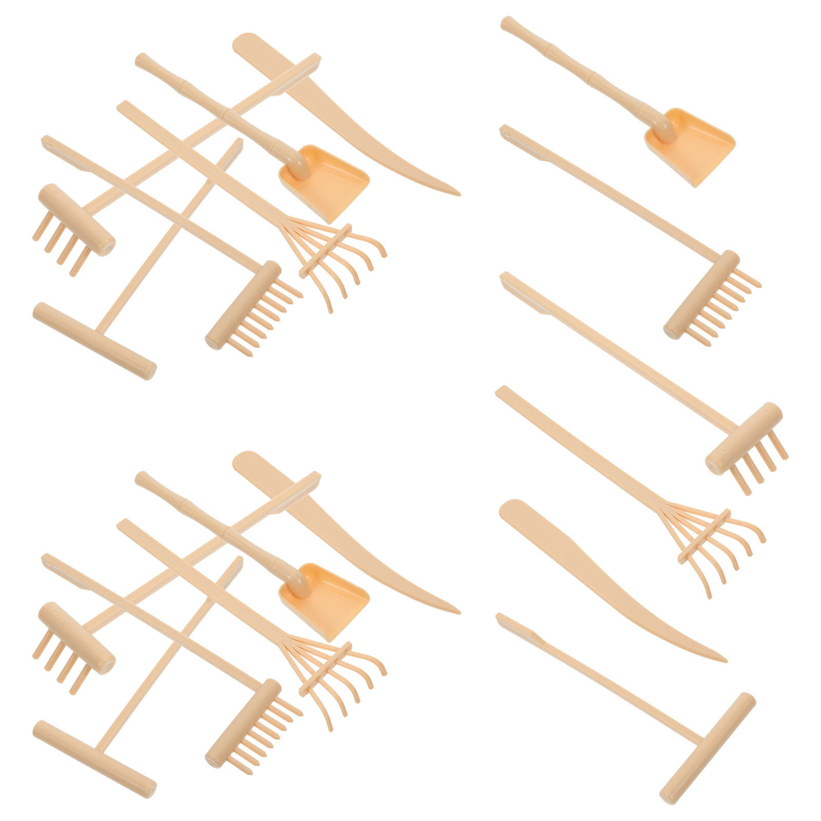 4 sets mini zen-tuin zandhark  - Gardening Tools Rake recensie en prijs