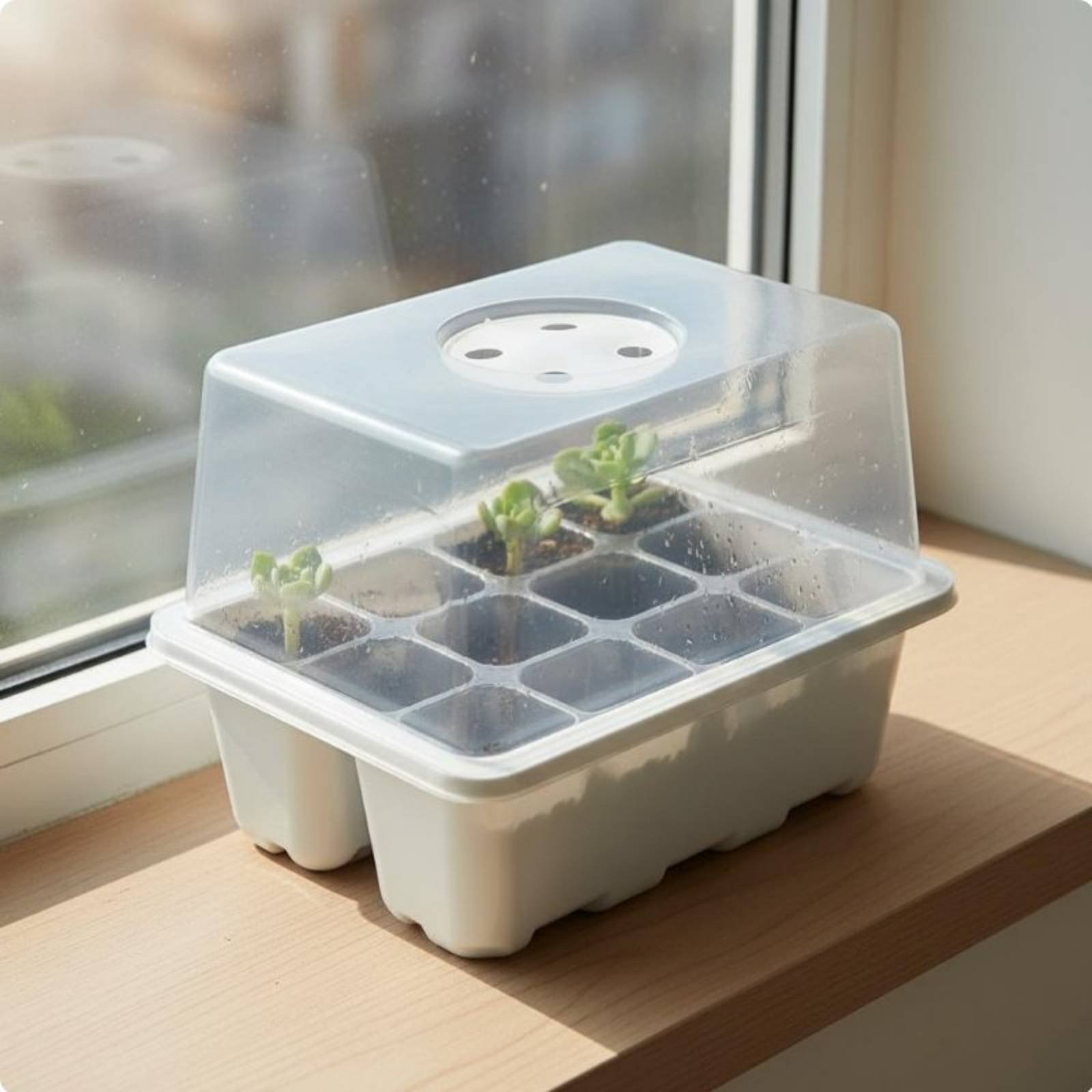 12-delige zaaitray met transpa - Propagation Tray Dome recensie en prijs