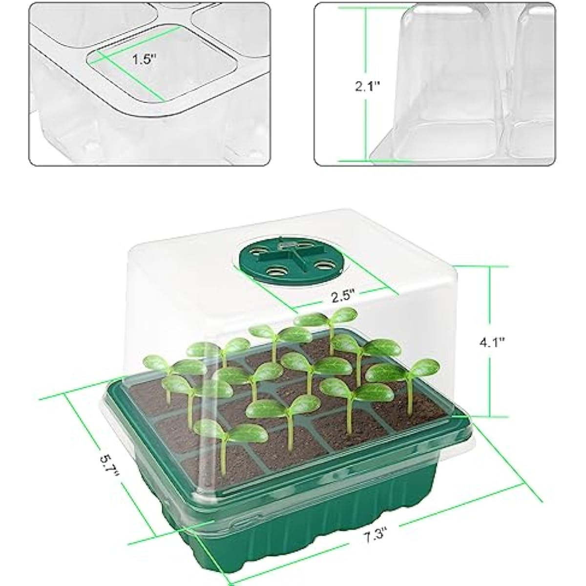 Zaai- en kweekset met verstelb - Propagation Tray Dome recensie en prijs